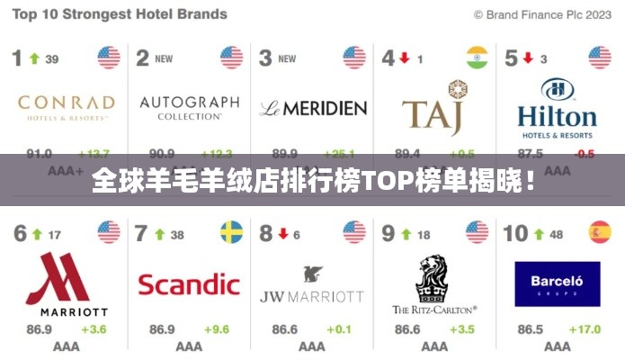 全球羊毛羊绒店排行榜TOP榜单揭晓!