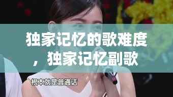 独家记忆的歌难度,独家记忆副歌