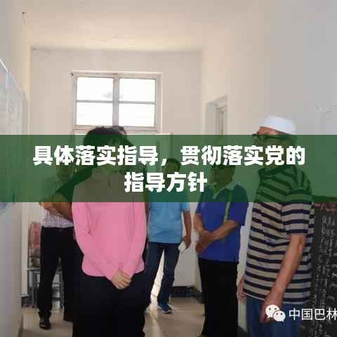 具体落实指导,贯彻落实党的指导方针