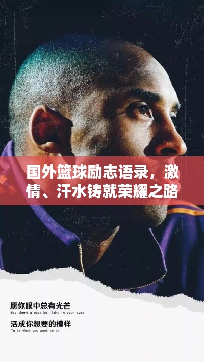 国外篮球励志语录,激情、汗水铸就荣耀之路